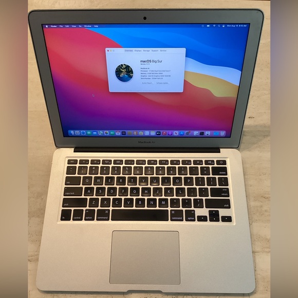 Apple MacBook Air Laptop Dual Core i7 1.7 13” Computer A1466 Intel 2013 Charger - Picture 4 of 14